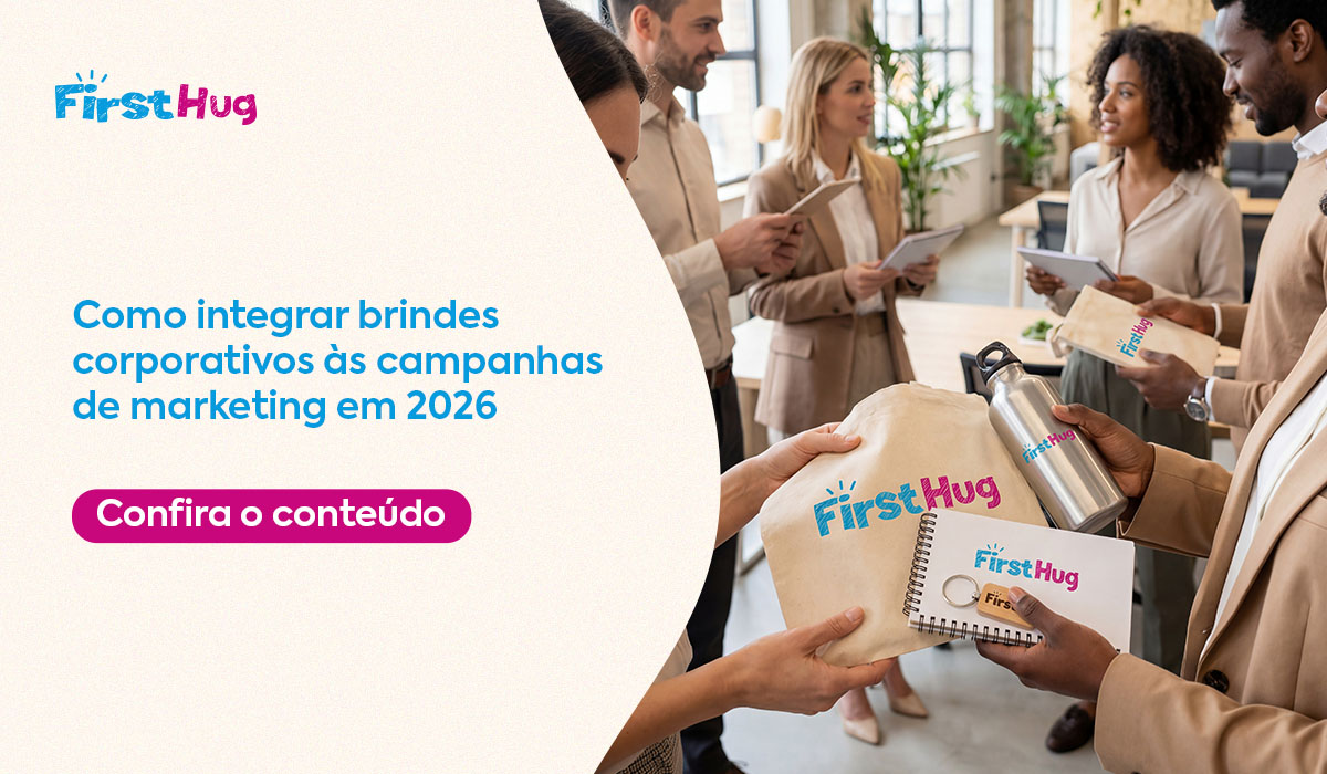 Read more about the article Brindes corporativos para marketing em 2026: como usar de forma estratégica